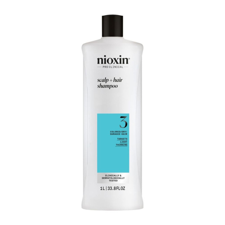 Sampon pentru parul vopsit si deteriorat Nioxin SISTEMA 3 1000 ml