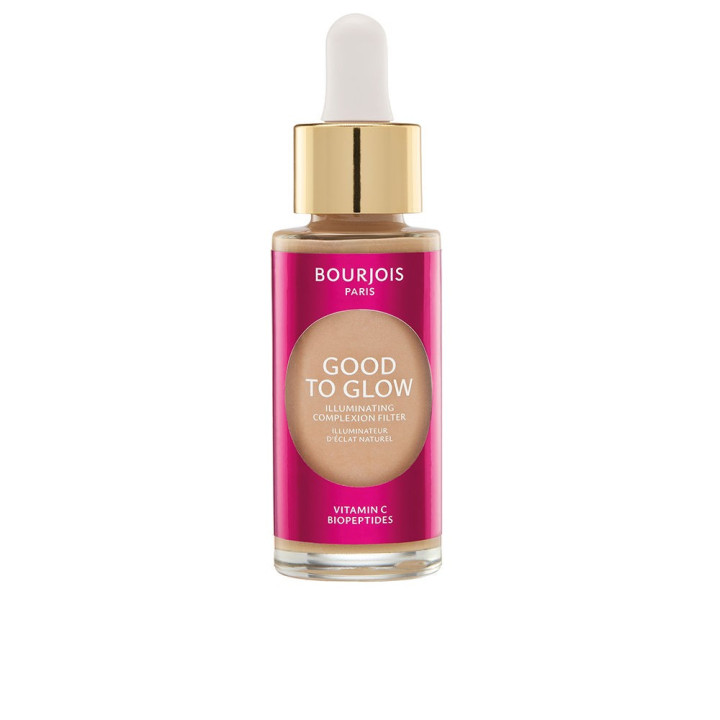 Iluminator cu Glow Natural si efect radiant pentru ten si decolteu Bourjois GOOD TO GLOW 2 fair light  30 ml