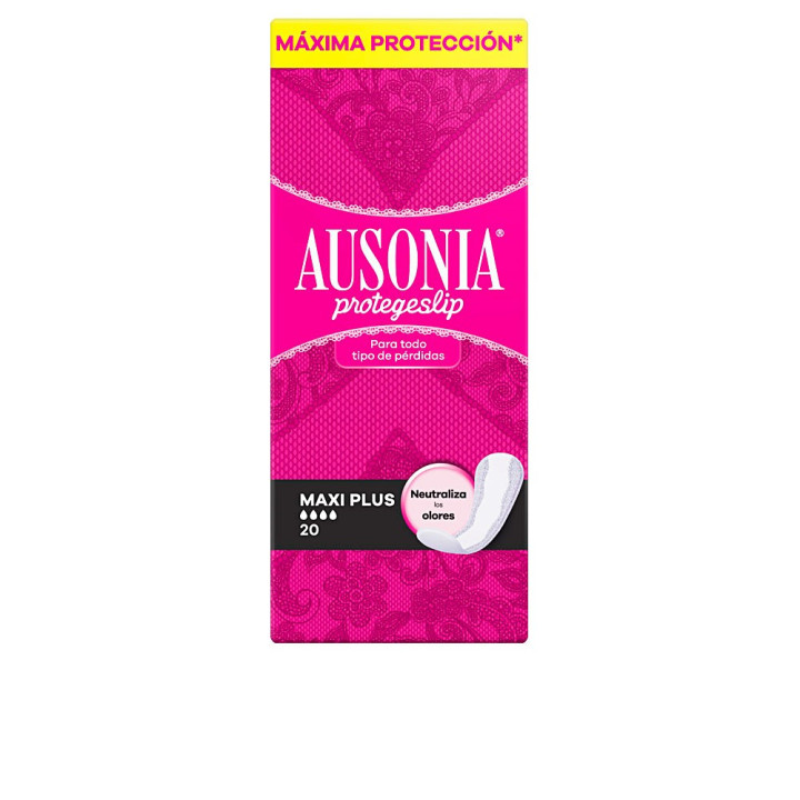 Absorbante zilnice cu fixare sigura Ausonia MAXIPLUS 20 buc