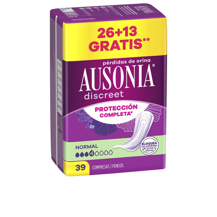 AUSONIA DISCREET normal incontinence pads 39 units