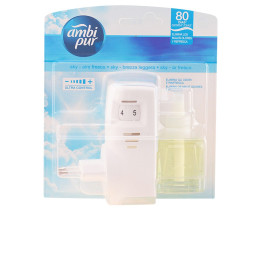 Odorizant de camera cu rezerva Ambi Pur ELECTRICO sky 21.5 ml