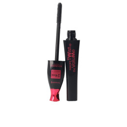 Rimel cu perie 2-in-1 pentru alungire si volum Bourjois Twist Up The Volume negru