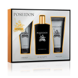 Set cadou pentru barbati POSEIDON GOLD OCEAN FOR MEN 300 ml