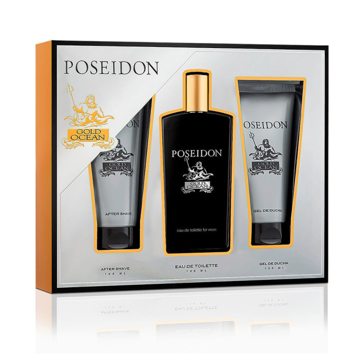 POSEIDON GOLD OCEAN FOR MEN LOT 3 pcs