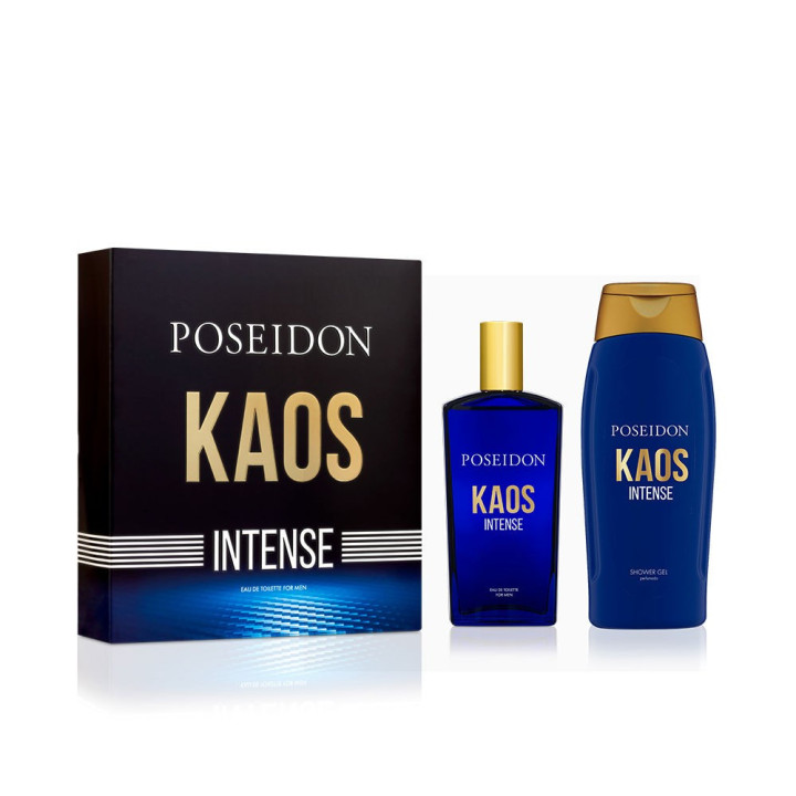 Set cadou barbati POSEIDON KAOS INTENSE 2 buc