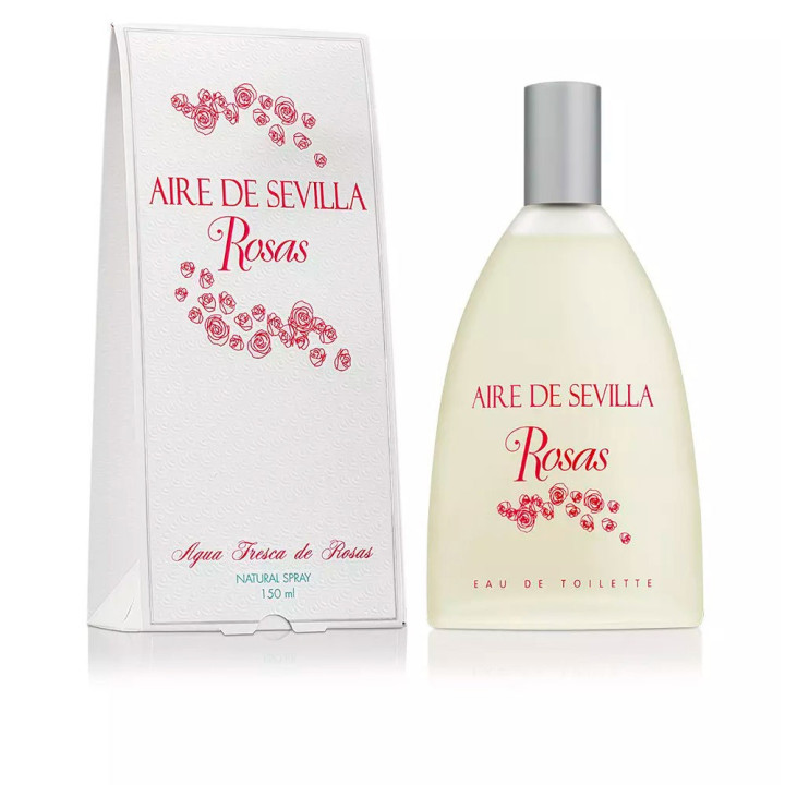 Apa de toaleta cu vaporizator pentru femei AIRE DE SEVILLA AGUA DE ROSAS FRESCAS 150 ml