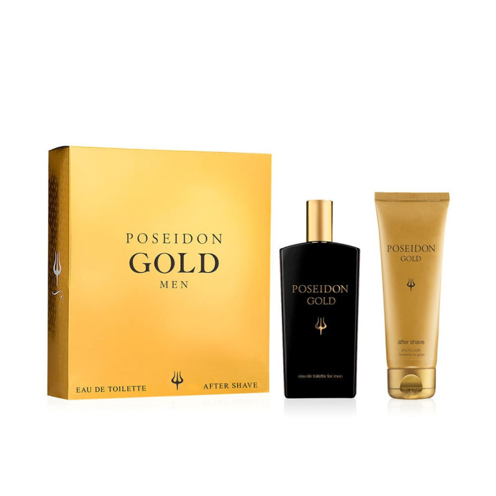 Set cadou pentru barbati POSEIDON GOLD MEN 2 buc