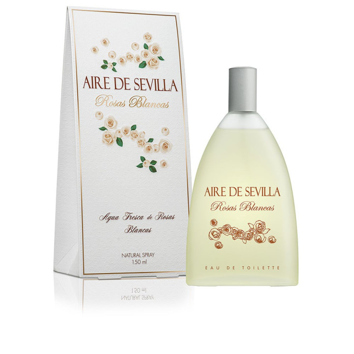 Apa de Toaleta cu vaporizator pentru femei AIRE DE SEVILLA ROSAS BLANCAS 150 ml