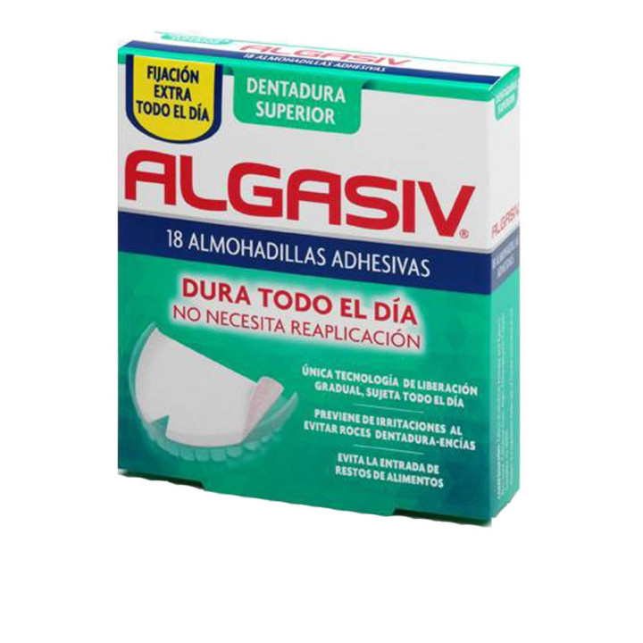 Tampoane adezive pentru dantura superioara ALGASIV SUPERIOR 18 buc