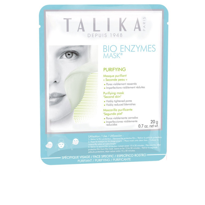 Masca faciala purificatoare din bioceluloza TALIKA BIO ENZYMES 20 g