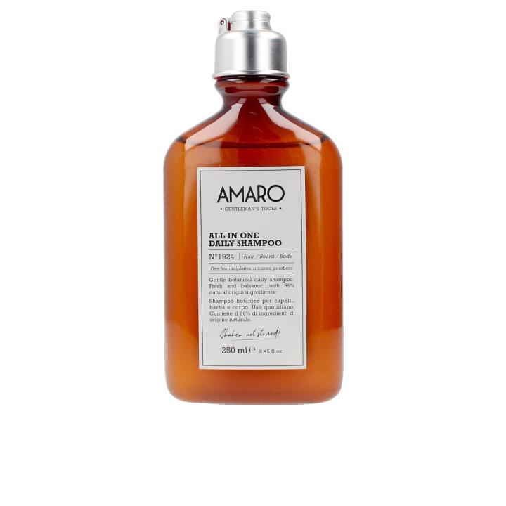 Sampon pentru par, barba si corp FarmaVita AMARO 250 ml