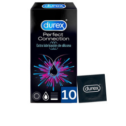 Set Prezervative extra-lubrifiante Durex PERFECT CONNECTION 10 buc