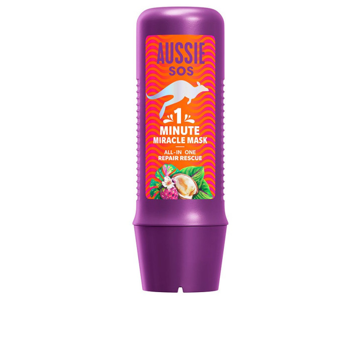 Masca de par cu actiune rapida AUSSIE SOS 1 MINUTE MIRACLE REPAIR RESCUE 250 ml