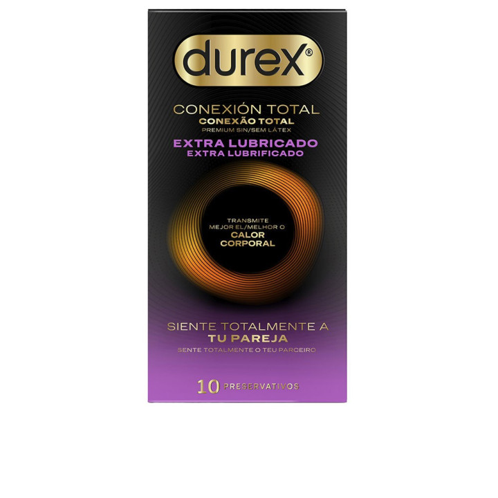 Prezervative ultra-subtiri Durex CONEXIÓN TOTAL EXTRA LUBRICADO 10 buc
