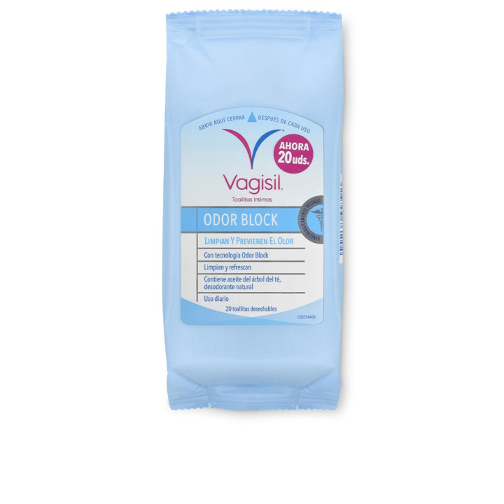 Set Servetele intime Vagisil TOALLITAS ÍNTIMAS 20 buc