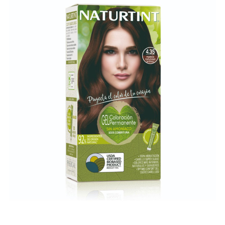 NATURTINT ammonia-free dye #4.35-Intense Cappuccino Brown 170 ml