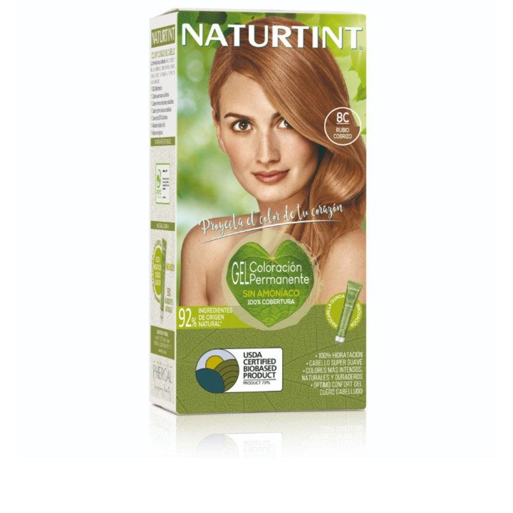 NATURTINT ammonia-free dye #8C-Copper Blonde 170 ml