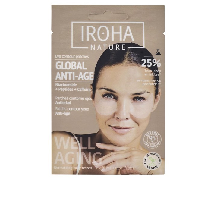 Patch-uri pentru ochi IROHA GLOBAL EYE CARE 2 buc