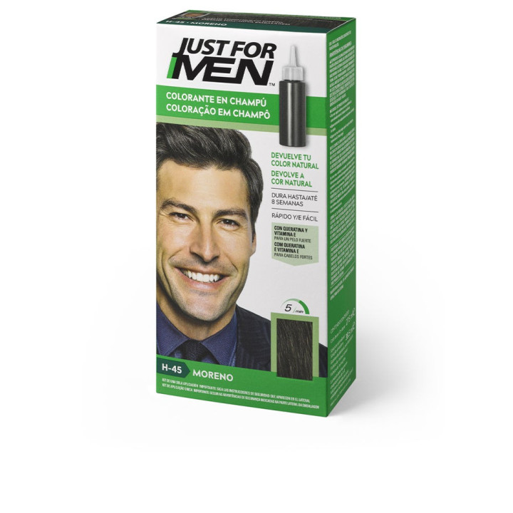 Sampon nuantator pentru barbati JUST FOR MEN COLORANTE brunet 30 ml