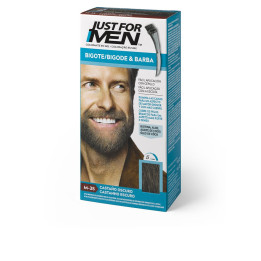 Gel colorant pentru barba, mustata si perciuni JUST FOR MEN COLORANTE castaniu inchis 15 ml