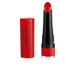 Ruj mat cu textura catifelata si confort de lunga durata Bourjois Rouge Velvet The Lipstick 08 roșu intens cu subton roz 2.4 g