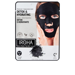 Masca faciala tip servetel IROHA DETOX CHARCOAL BLACK 1 buc