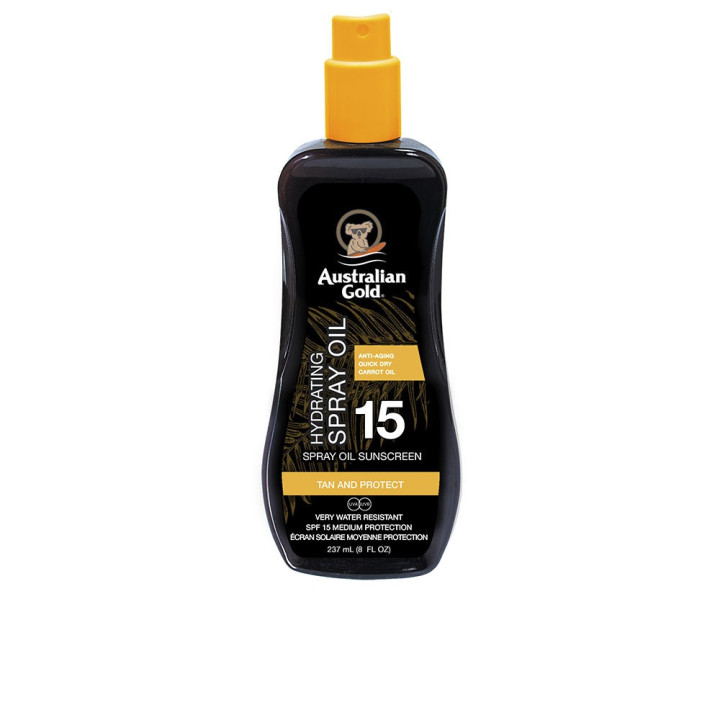 Spray pentru accelerarea bronzului cu extract de morcov Australian Gold SUNSCREEN SPF15 237 ml