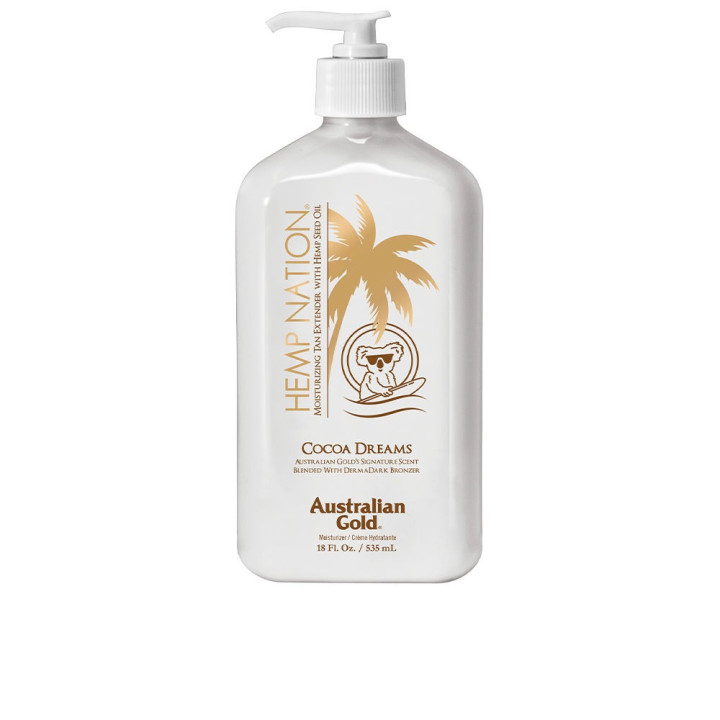 Crema de corp pentru prelungirea bronzului Australian Gold HEMP NATION COCOA 535 ml