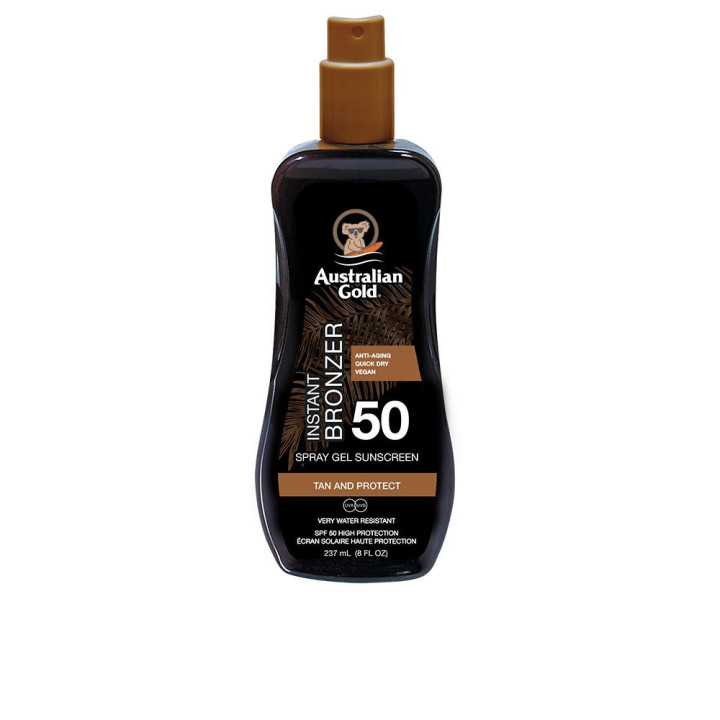 Spray autobronzant de corp cu protectie solara Australian Gold SUNSCREEN SPF50 237 ml