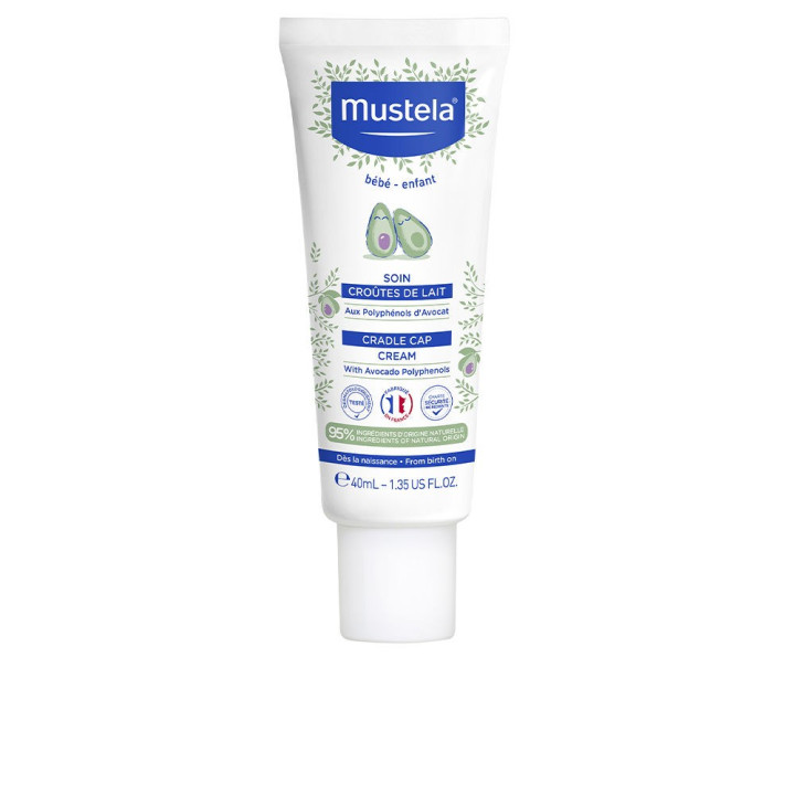 Crema-tratament pentru scalpul bebelusilor Mustela BEBÉ-NIÑO 40 ml