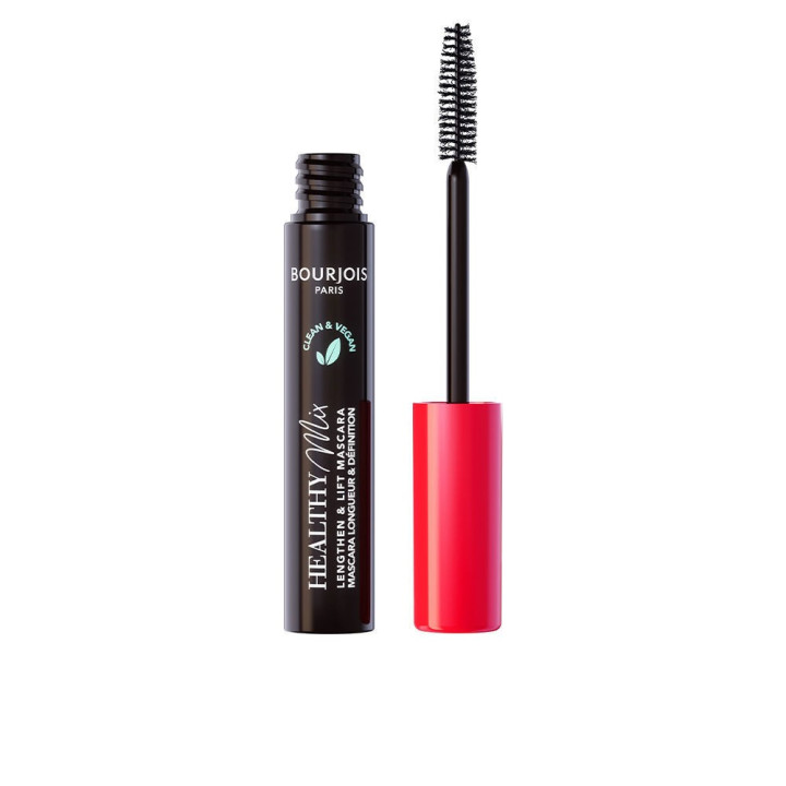 Mascara pe baza de vitamine cu efect de volum intens si alungire Bourjois HEALTHY MIX 001 negru intens 7 ml