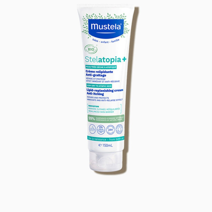 Crema hidratanta pentru piele atopica Mustela STELATOPIA+ BIO 150 ml