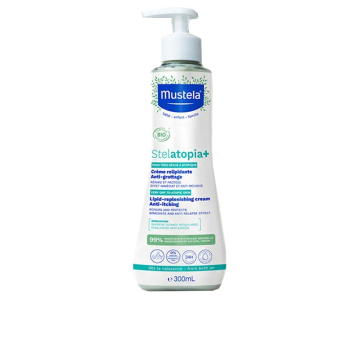 Crema hidratanta pentru piele atopica Mustela STELATOPIA+ BIO 300 ml