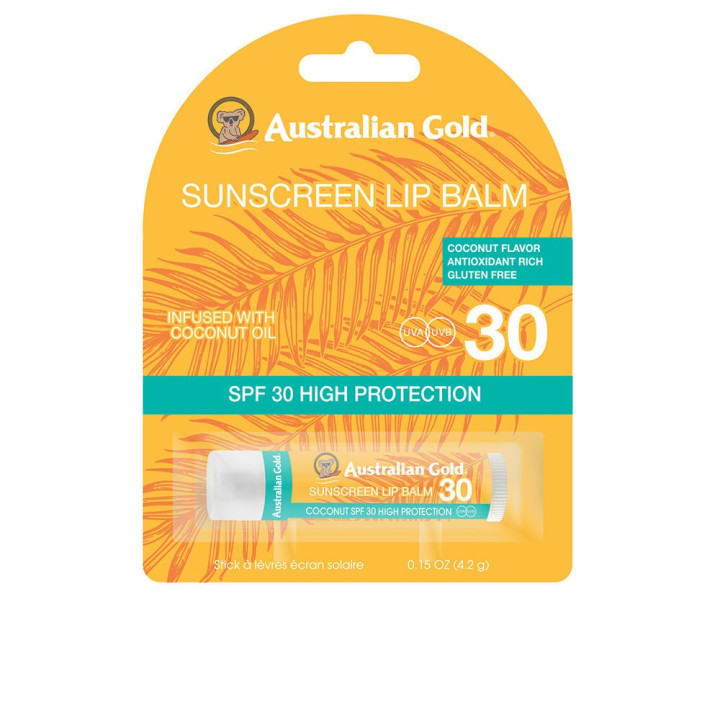 Balsam de buze cu protectie solara Australian Gold LIP BALM SPF30 4.2 g