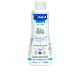 Gel de dus delicat catifelant pentru bebelusi si copii Mustela BEBÉ 500 ml
