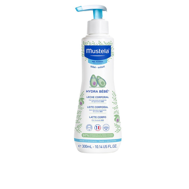 Lapte de corp natural hidratant si delicat pentru bebelusi si copii Mustela BEBÉ-NIÑO 300 ml