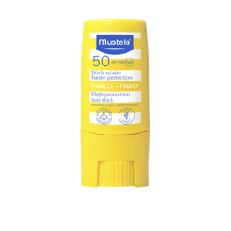 Stick facial cu protectie solara foarte mare Mustela FAMILIA SOL SPF50+ 9 ml