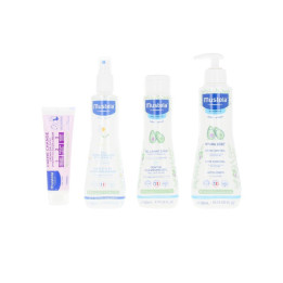 Set complet pentru ingrijirea pielii bebelusilor Mustela BEBÉ-NIÑO NECESER JUNGLA 5 buc