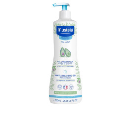 Gel de dus delicat catifelant pentru bebelusi si copii Mustela BEBÉ 500 ml