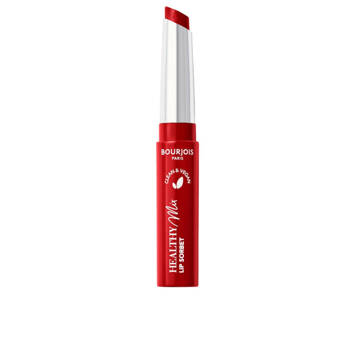 Balsam de buze intens hidratant cu pigmenti si textura racoritoare Bourjois HEALTHY MIX 01 rosu cireasa 7.4 g