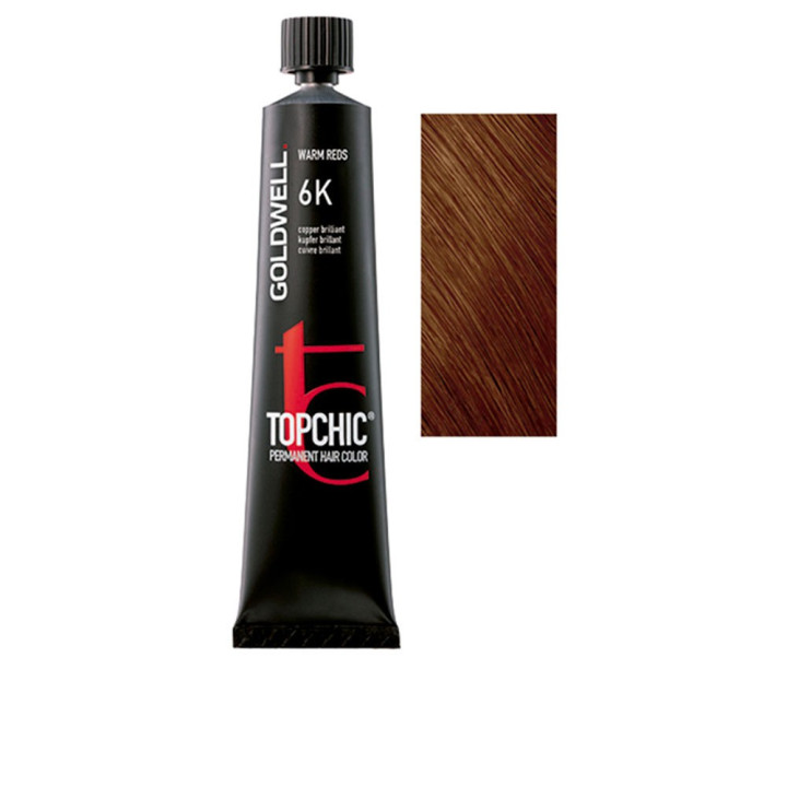 Vopsea de par permanenta profesionala Goldwell TOPCHIC 6K 60 ml