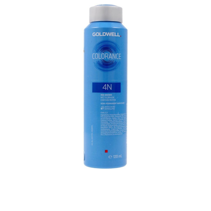 Vopsea de par demi-permanenta fara amoniac Goldwell COLORANCE 4N 120 ml
