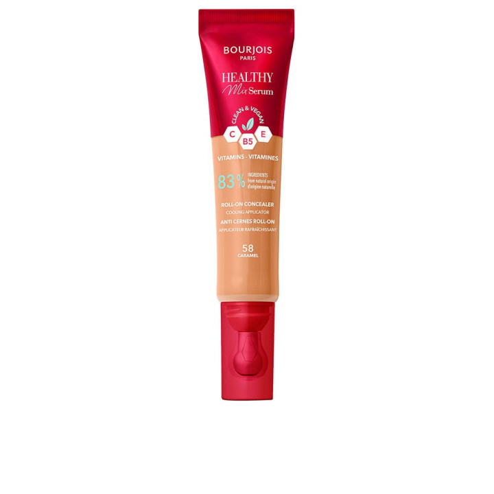 Corector lichid cu acoperire medie si efect de iluminare Bourjois HEALTHY MIX SERUM 58 caramel 11 ml