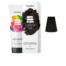 Vopsea de par semi-permanenta fara amoniac Goldwell ELUMEN PLAY black 120 ml
