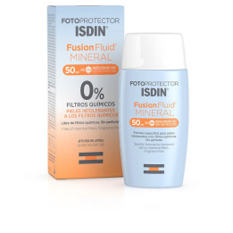 Crema cu protectie solara pentru ten ISDIN FOTOPROTECTOR FUSION FLUID MINERAL 0% SPF50+ 50 ml