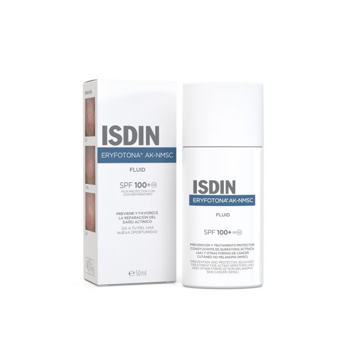 Fluid facial pentru prevenirea leziunilor actinice ISDIN ERYFOTONA SPF100+ 50 ml