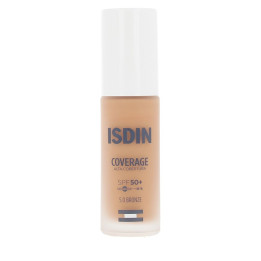 Fond de ten cu acoperire medie spre mare ISDIN COVERAGE SPF50+ 5.0 bronze 30 g
