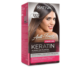 Set de ingrijire intensiva a parului KATIVA KERATIN ANTI-FRIZZ 3 buc