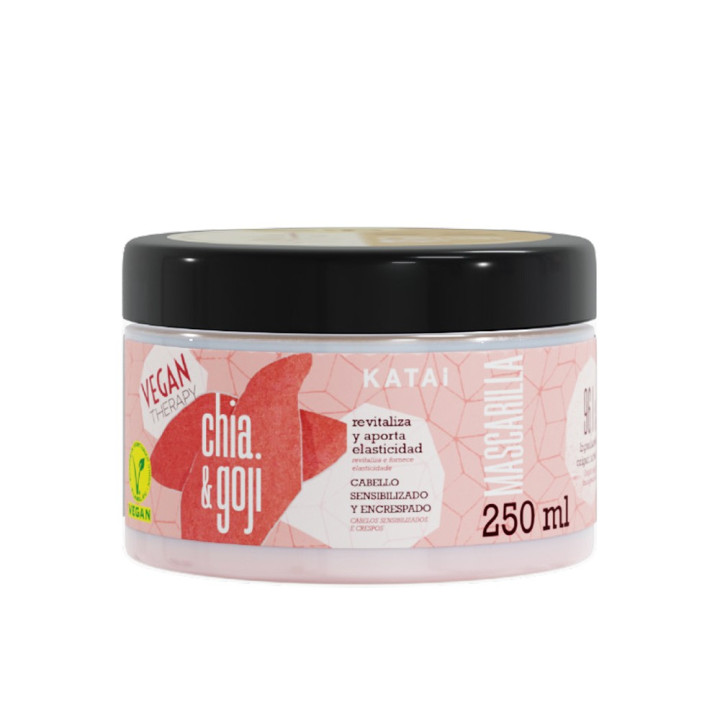 Masca hidratanta cu seminte de chia si goji pentru par uscat Katai CHIA &amp; GOJI PUDDING 250 ml