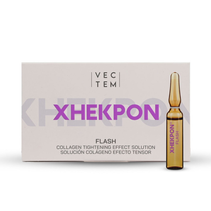 Set Fiole faciale cu efect de fermitate XHEKPON FLASH 5 buc